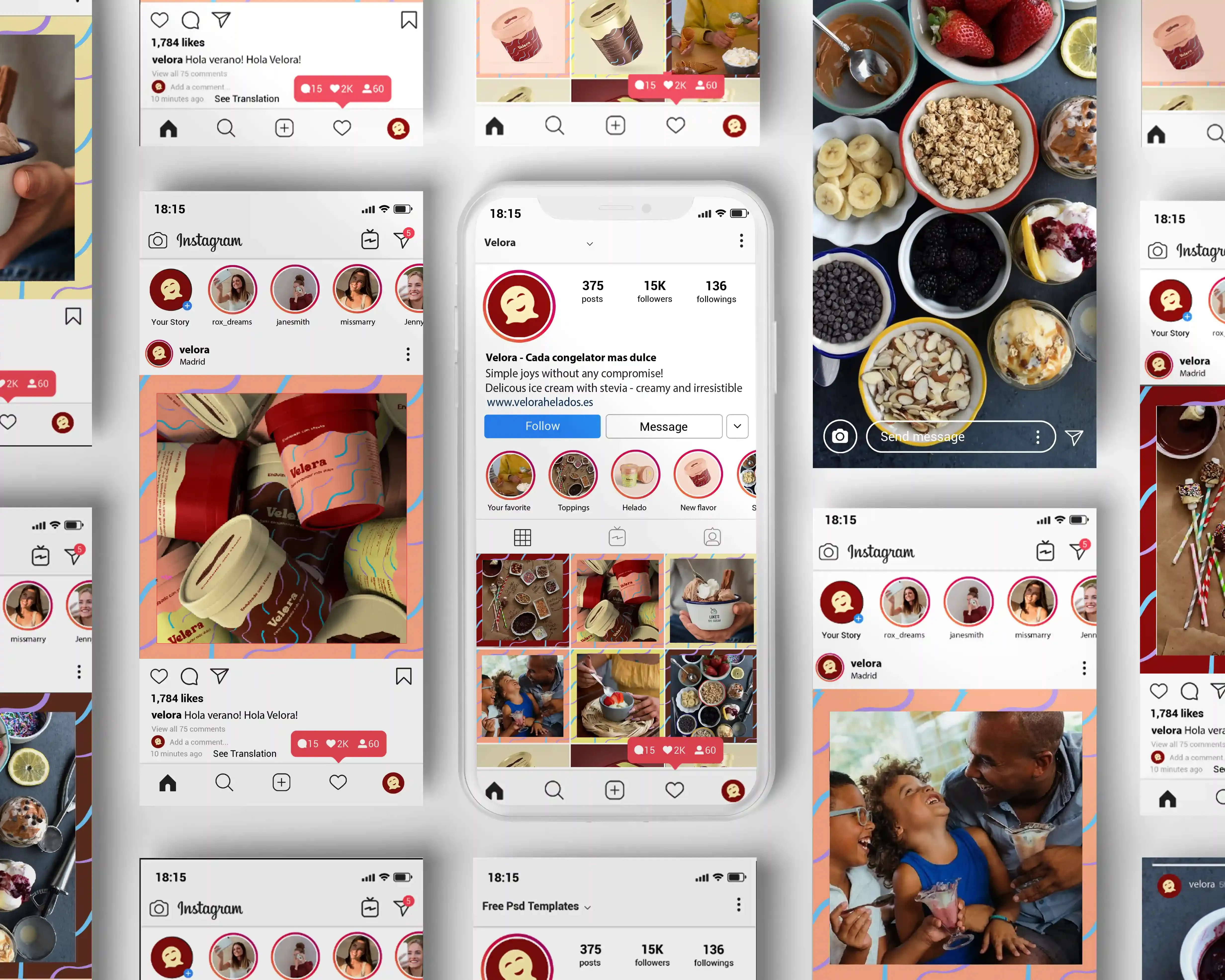 Velora brand applications