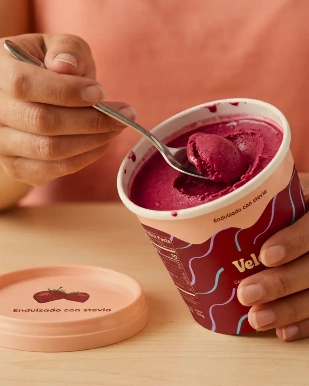 Velora packaging lifestyle shot